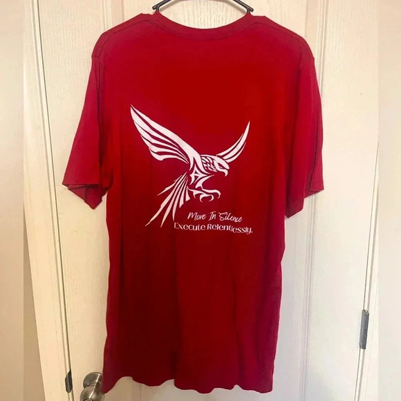 Graphic Image Other - White Leopard Red Falcon Tee